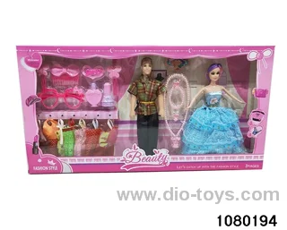 11.5 inch doll set in window box