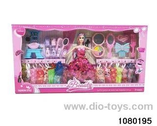 11.5 inch doll set in window box