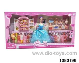 11.5 inch doll set in window box