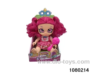 14 inch doll set with light and music in display box