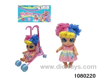 14 inch doll set with light and music in PP bag with header