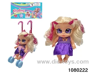 14 inch doll set with light and music in PP bag with header