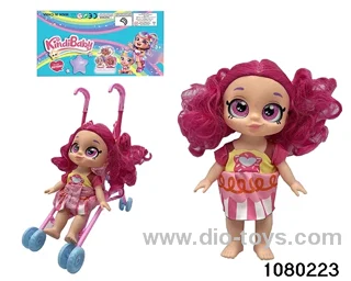14 inch doll set with light and music in PP bag with header
