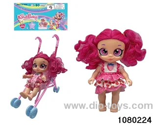 14 inch doll set with light and music in PP bag with header