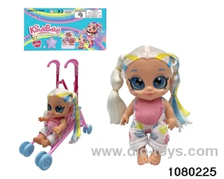 14 inch doll set with light and music in PP bag with header