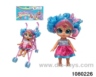 16 inch doll set in PP bag with header