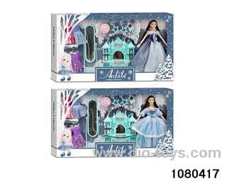 11.5 inch doll set in window box