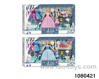 11.5 inch doll set in window box