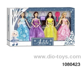 11.5 inch doll set in window box