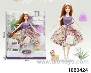 11.5 inch doll set in window box