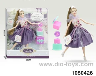 11.5 inch doll set in window box