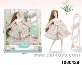 11.5 inch doll set in window box