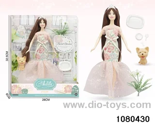 11.5 inch doll set in window box