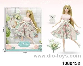 11.5 inch doll set in window box