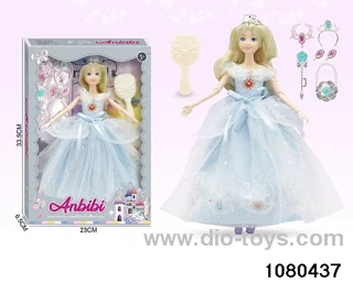 11.5 inch doll set in window box