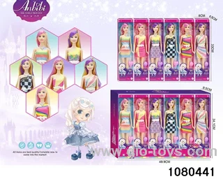 11.5 inch doll set in window box