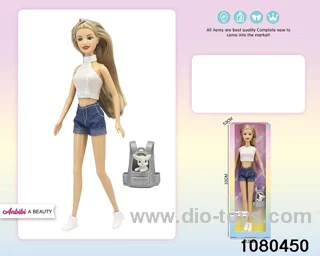 11.5 inch doll set in window box
