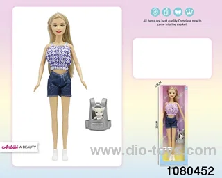 11.5 inch doll set in window box