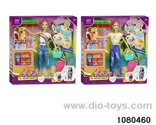 11.5 inch doll set in window box