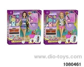 11.5 inch doll set in window box