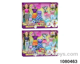 11.5 inch doll set in window box
