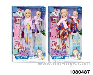 11.5 inch doll set in window box