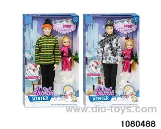 11.5 inch doll set in window box