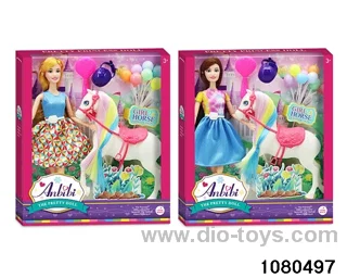 11.5 inch doll set in window box