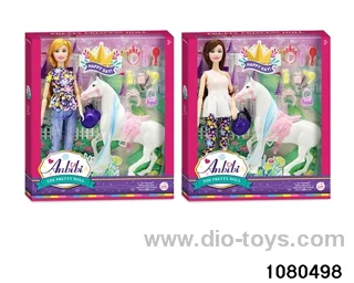 11.5 inch doll set in window box