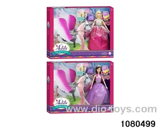 11.5 inch doll set in window box