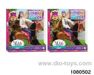 11.5 inch doll set in window box