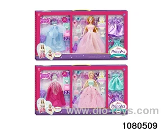 11.5 inch doll set in window box