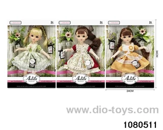 12 inch doll set in window box