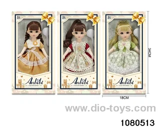 12 inch doll set in window box