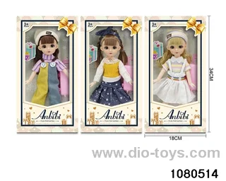 12 inch doll set in window box
