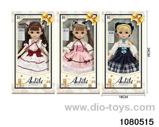 12 inch doll set in window box