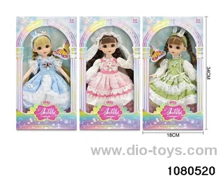 12 inch doll set in window box