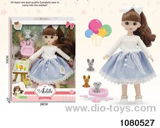 12 inch doll set in window box