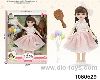 12 inch doll set in window box