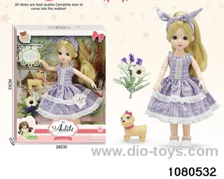 12 inch doll set in window box