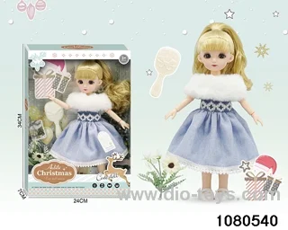12 inch doll set in window box