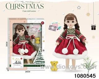 12 inch doll set in window box