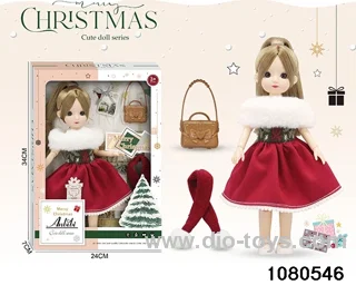 12 inch doll set in window box