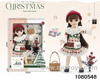 12 inch doll set in window box