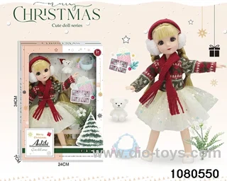 12 inch doll set in window box