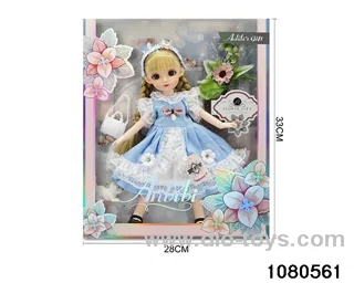 12 inch doll set in window box