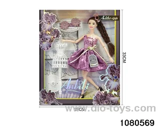 11.5 inch doll set in window box