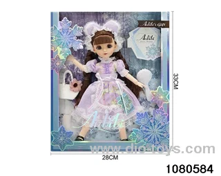 12 inch doll set in window box