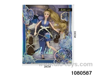 11.5 inch doll set in window box