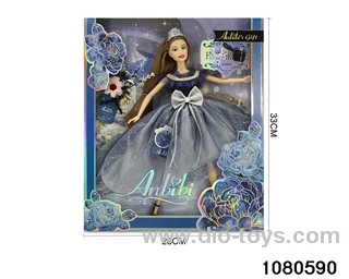 11.5 inch doll set in window box